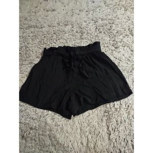 Dizzy Gal Shorts Size S Black Tie Waist